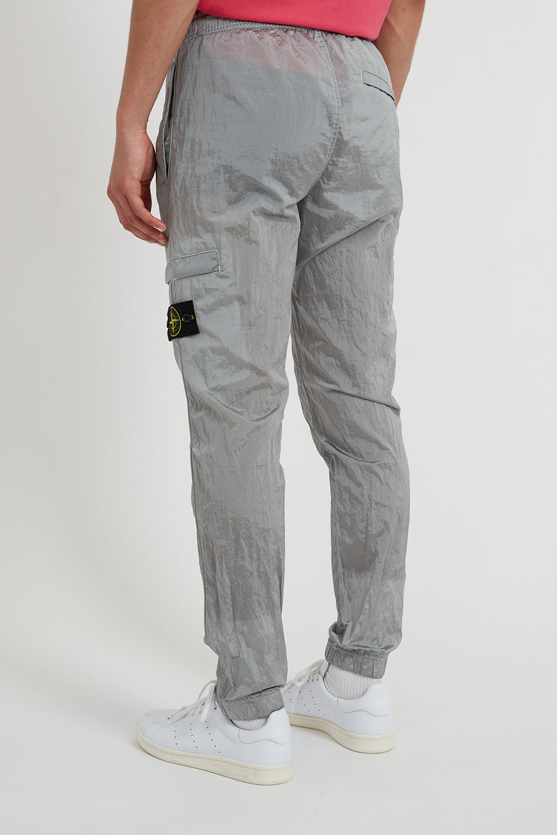 31021 Nylon Metal Econyl Cargo Pants - Ice