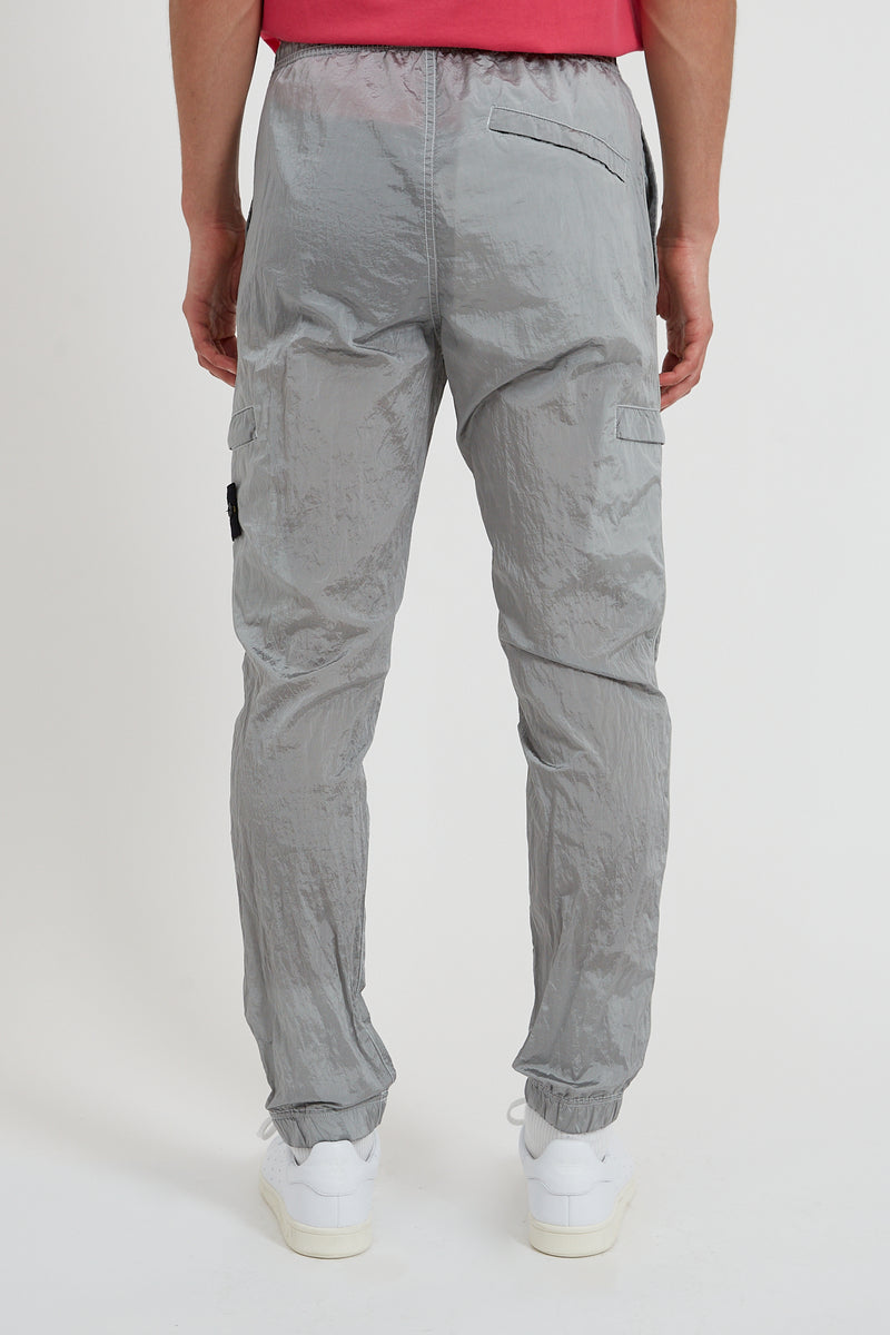 31021 Nylon Metal Econyl Cargo Pants - Ice