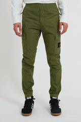 31303 Stretch Cotton Tela Paracadute Cargo Pants S22 - Olive