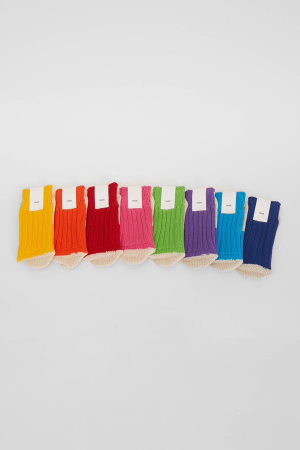 10 Colors Unpaired Cotton Rib Sock