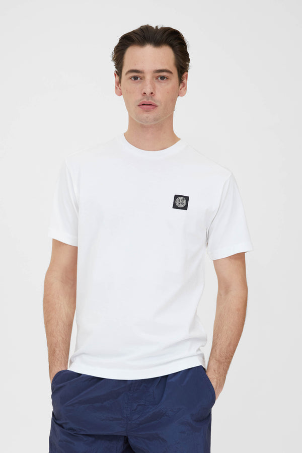 24113 60/2 Cotton Jersey Garment Dyed T Shirt - White