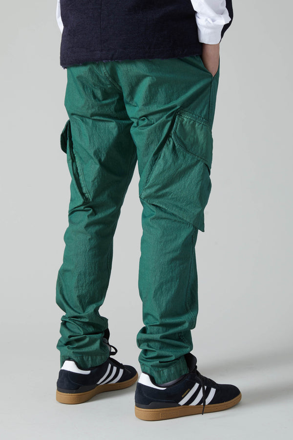 JUNGLE GABARDINE COTTON NYLON TROUSER - VINTAGE GREEN