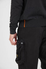 Crew Knit Giza Cotton - Charcoal