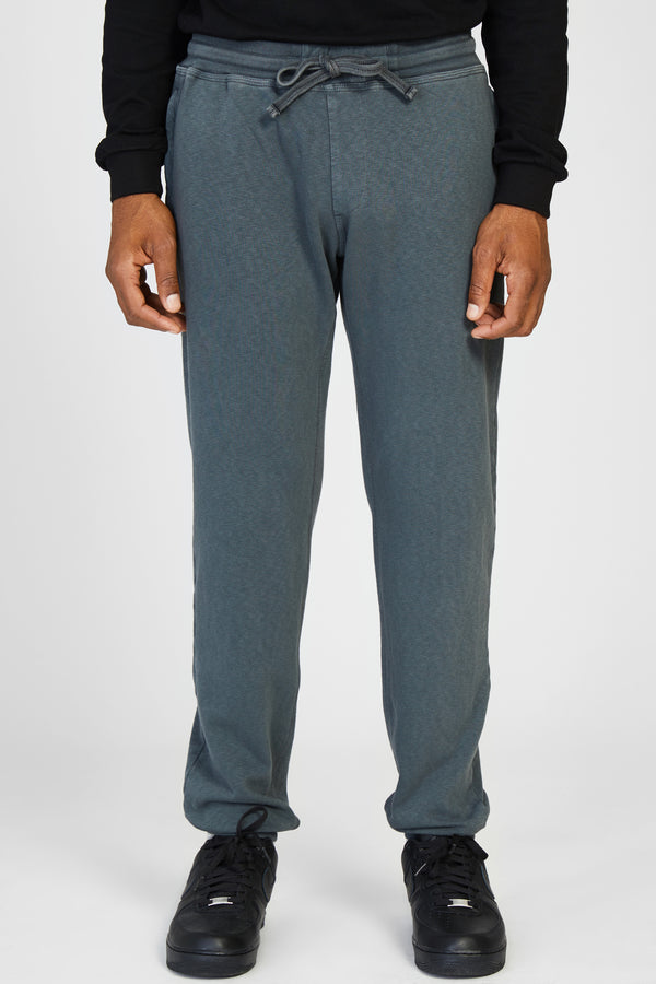 61261 Felpa Malfile Washed Fleece Pants - Grey