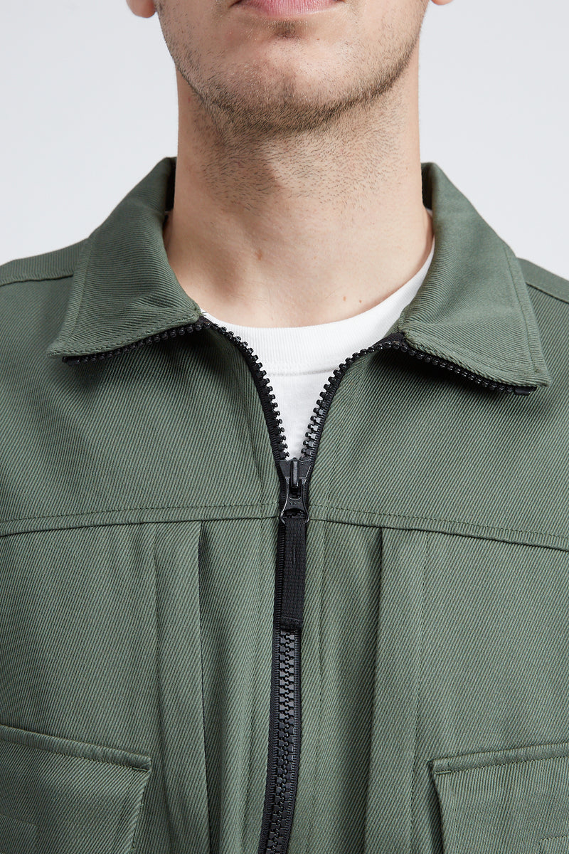 10802 Mil Spec Stretch Cotton Pull Over Shirt - Olive