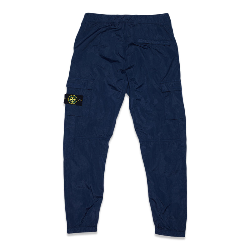 32029 Si Pa/Pl Seersucker-Tc Garment Dyed Pants - Blue Marine