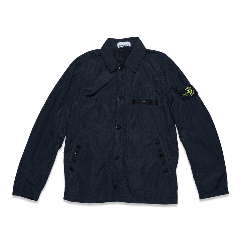 44229 Si Pa/Pl Seersucker-Tc Garment Dyed Jacket - Black