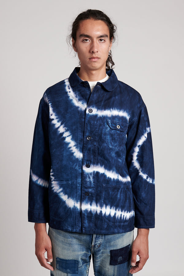 Tie Dye Coverall - Navy