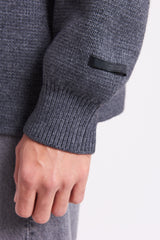 Cardigan Knit - Charcoal