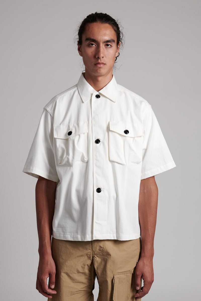 Test Product Exchange Service Shirt Blouson - White