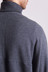 High Neck Sweatshirt - Grey
