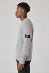 513A3 Lambswool Knit Sweater - Pearl Grey