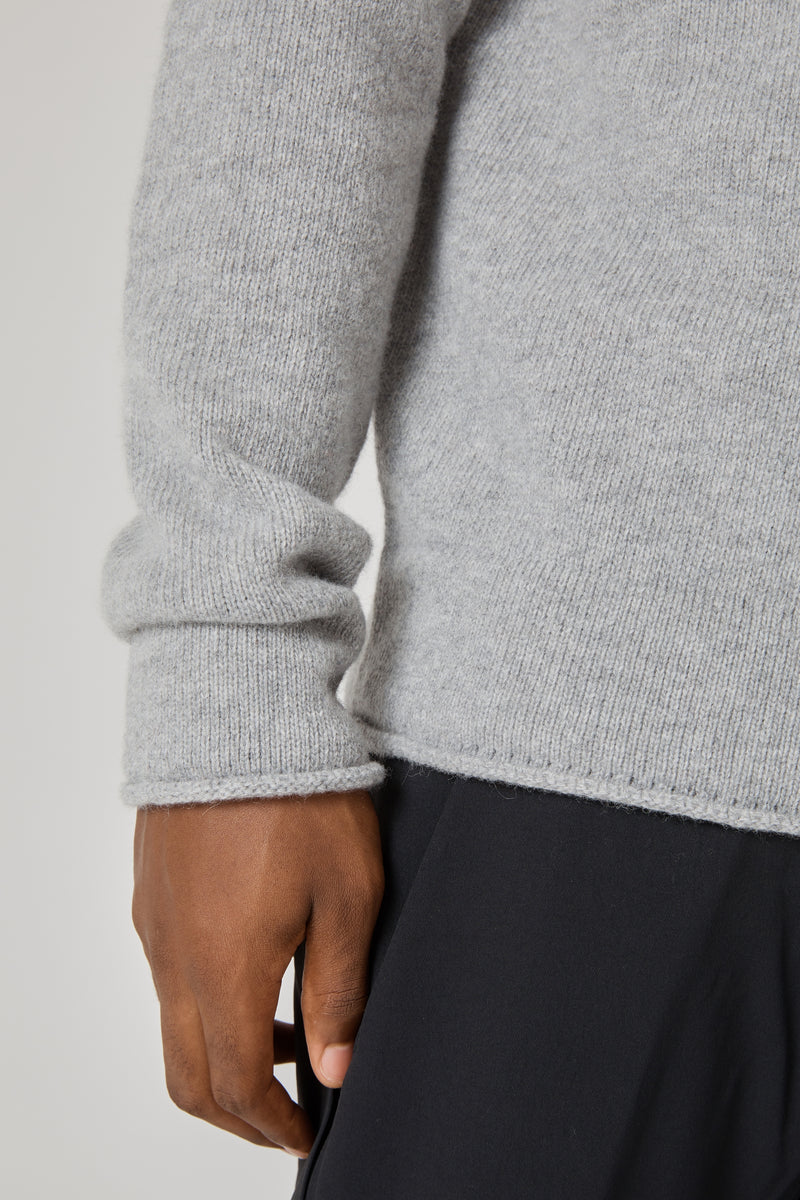 513A3 Lambswool Knit Sweater - Pearl Grey