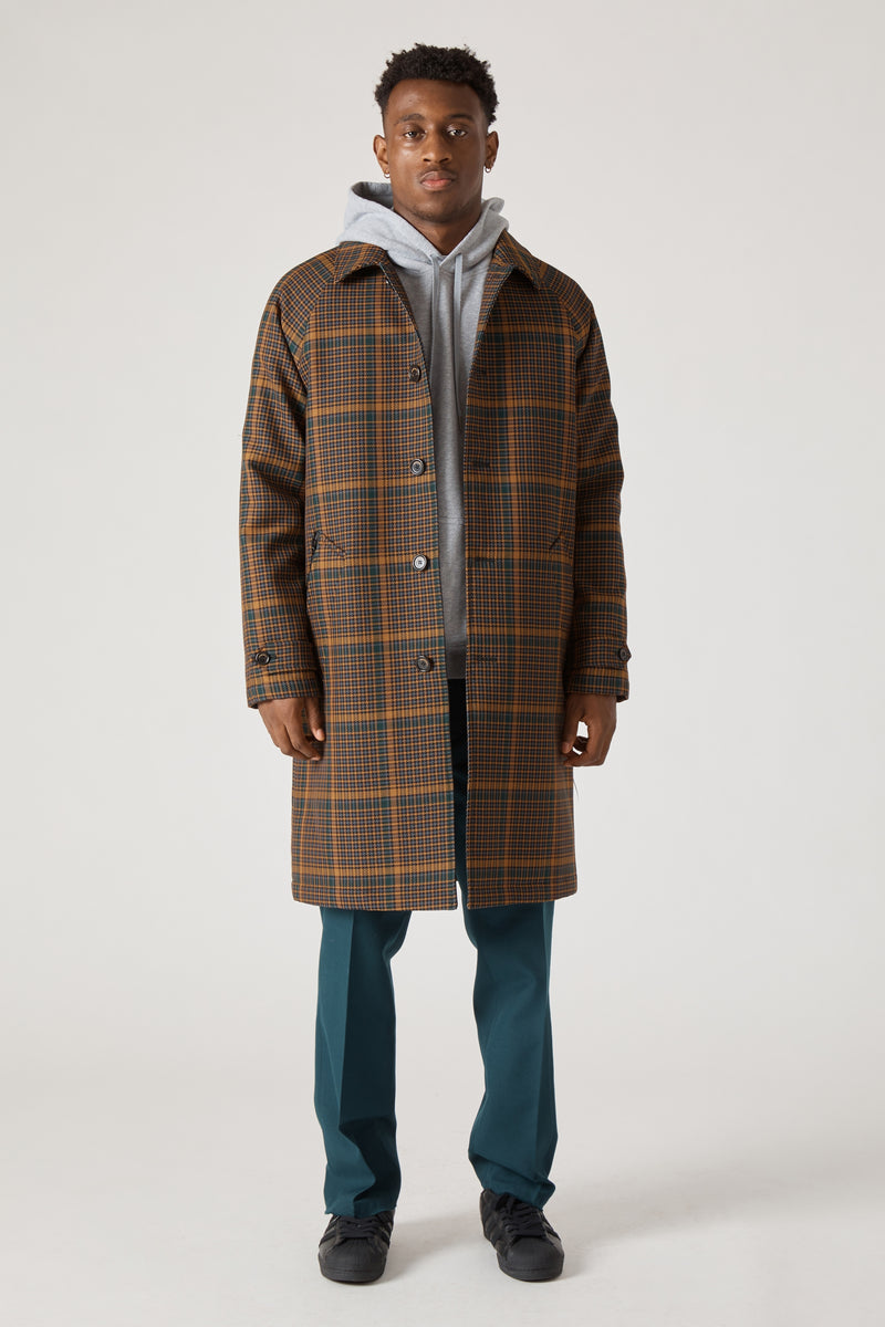 Humphrey Trench Tech Check - Green Ochre