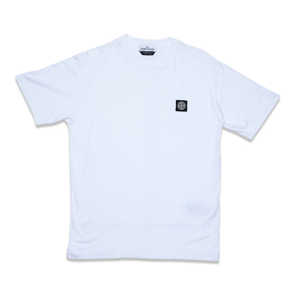 24113 60/2 Cotton Jersey Garment Dye T-Shirt - White