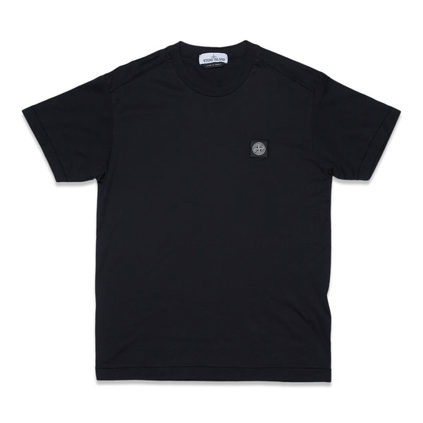 24113 60/2 Cotton Jersey Garment Dye T-Shirt - Black