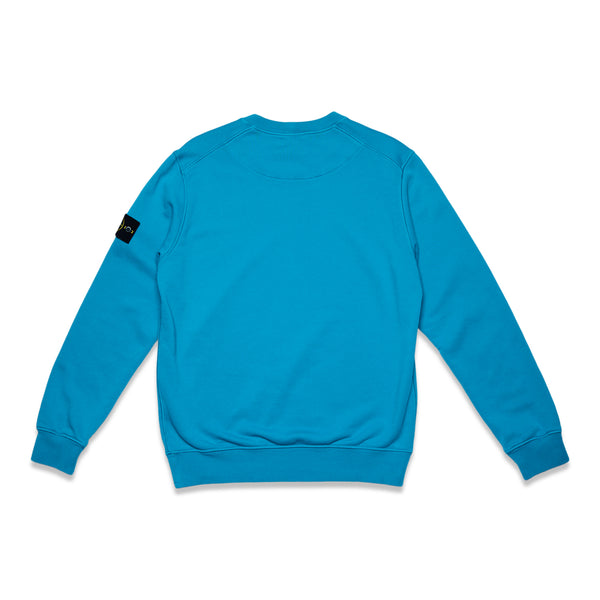 63051 Cotton Fleece Garment Dyed Sweatshirt - Turquoise