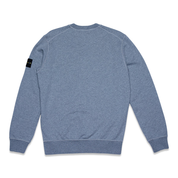 63051 Cotton Fleece Garment Dyed Sweatshirt - Melange Grey